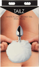 Tailz Seme Flexible White Bunny Tail Anal Plug Butt Plugs